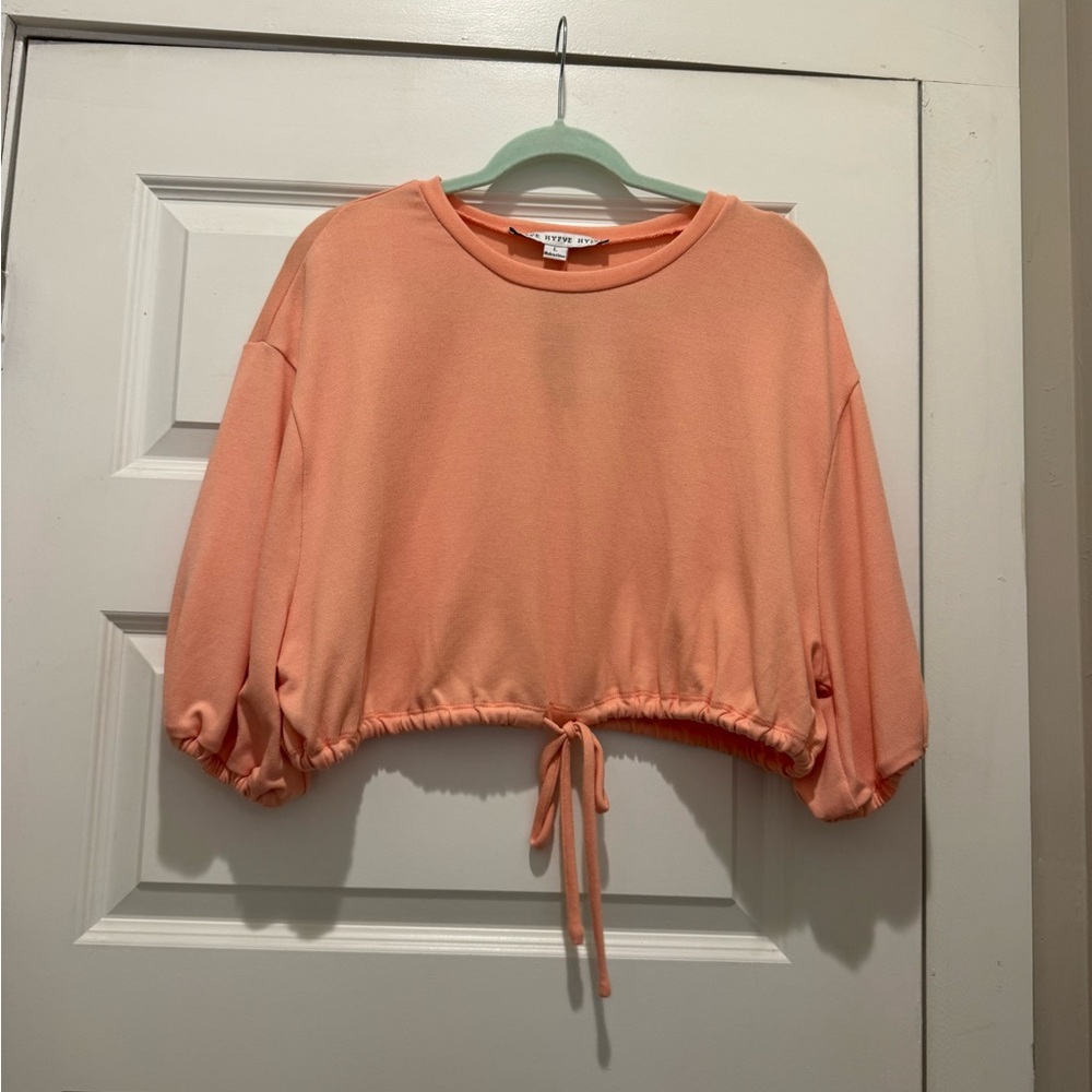 HYFVE Peach Cropped Top
